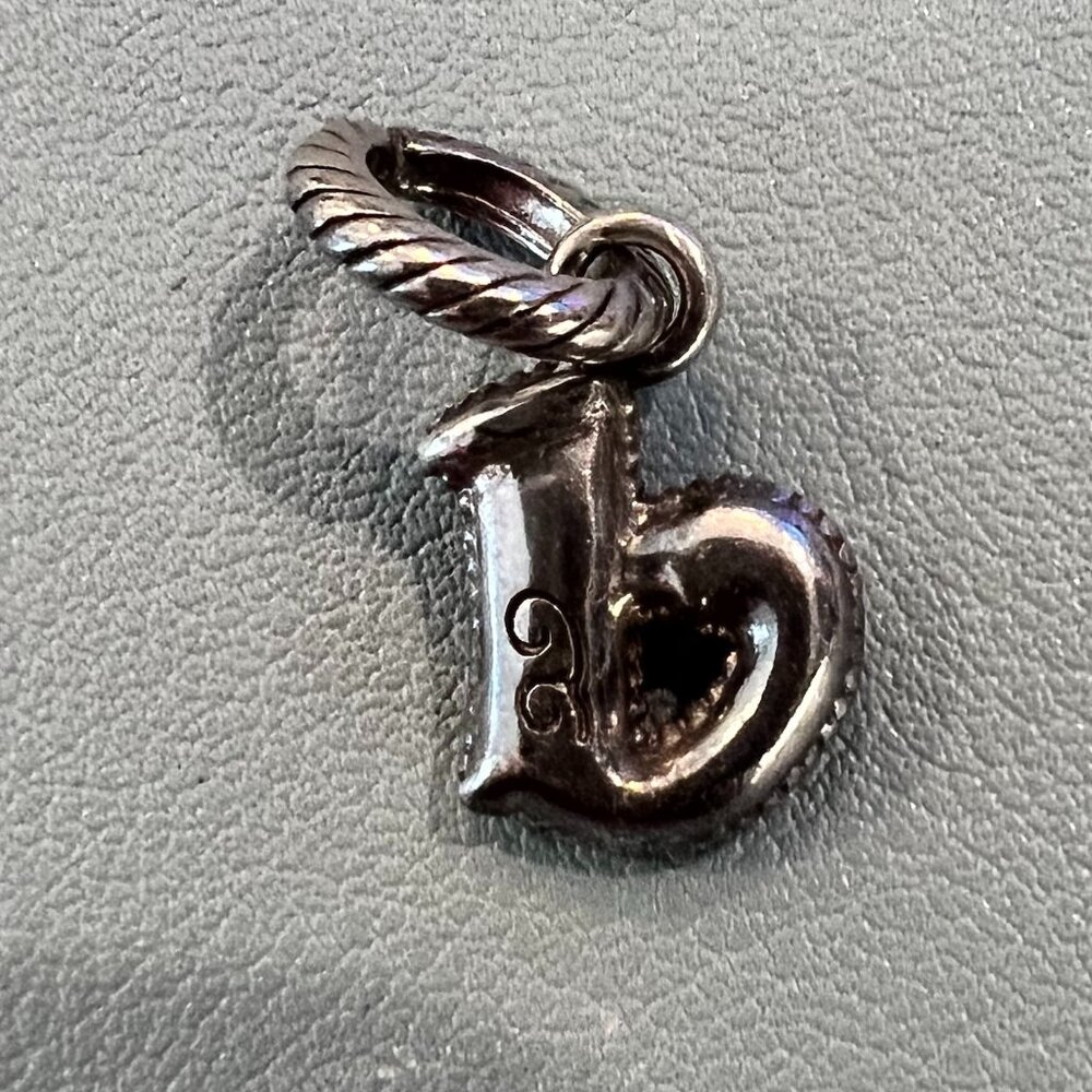 Brighton Alphabet Charm - B  (or D)